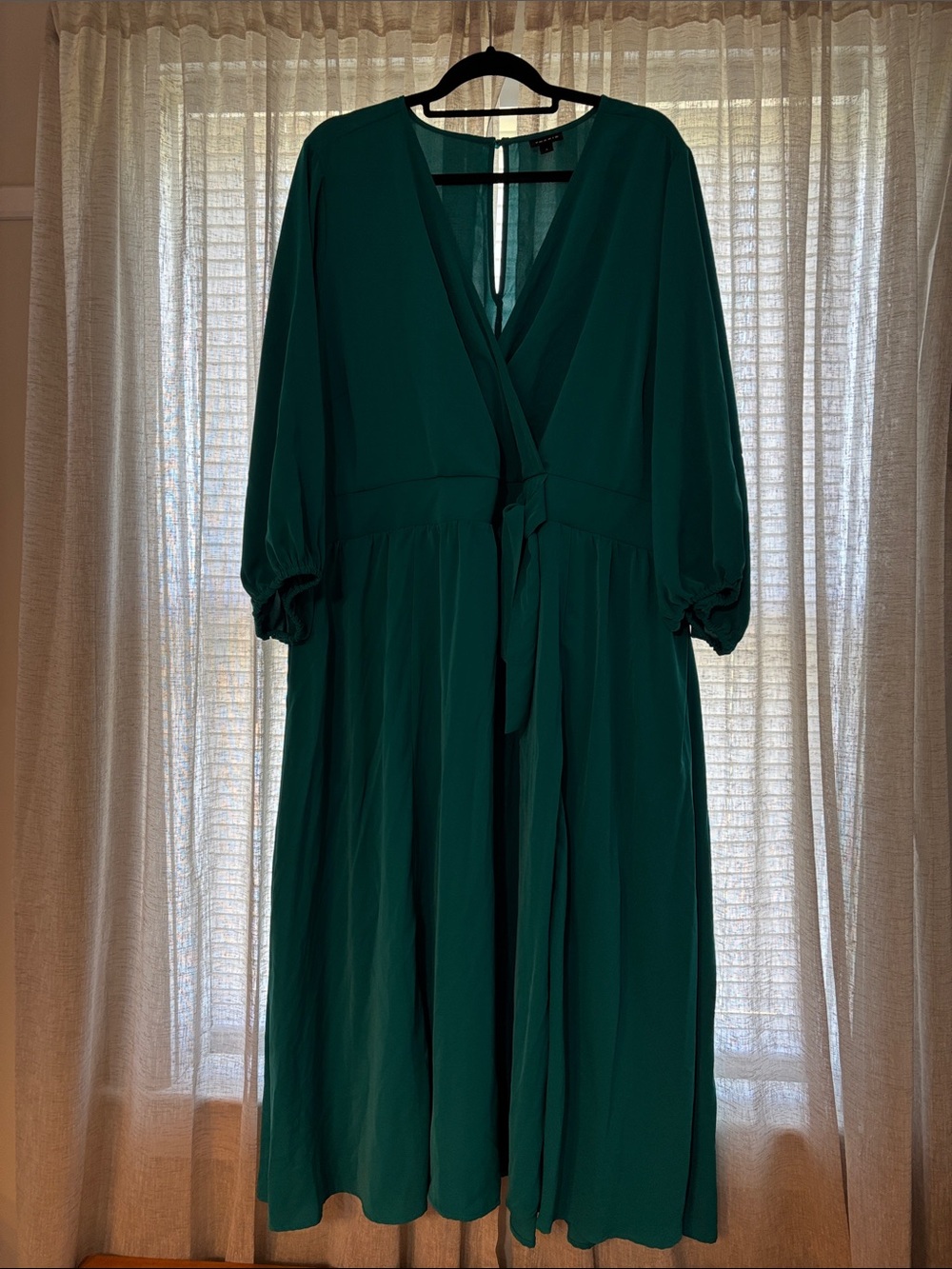 Torrid NWOT Teal Faux Wrap Dress